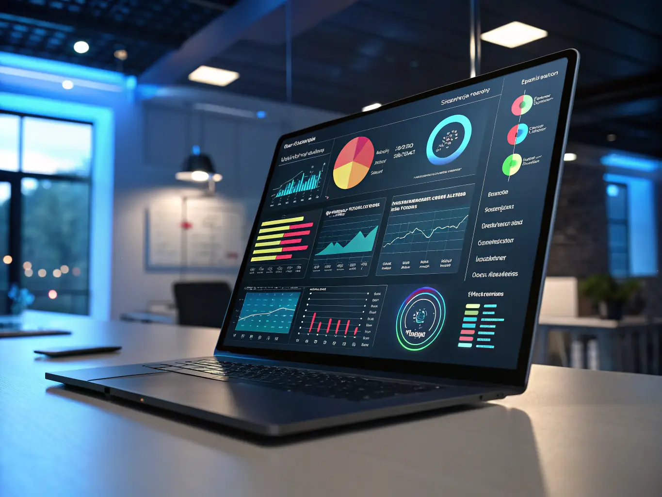 An image of a digital marketing dashboard with ad performance metrics, representing Roy Tanaka's paid advertising campaign management services.